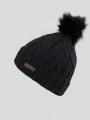 Fundango Renna Beanie női bojtos sapka fekete színben 1